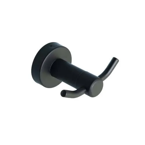 [KAF-WC-203-N] PERCHA REDONDA 2 GANCHOS NEGRO