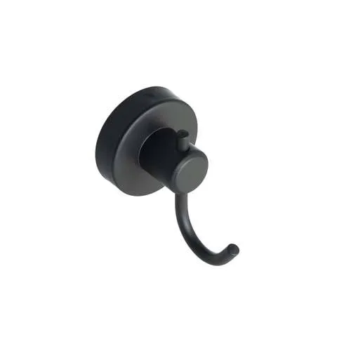 [KAF-WC-212-N] PERCHA REDONDA GANCHO CURVO NEGRO