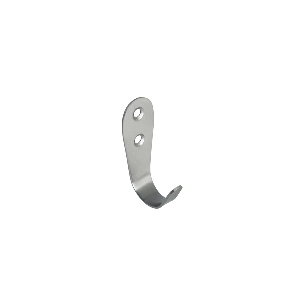 PERCHA SIMPLE ACERO INOXIDABLE