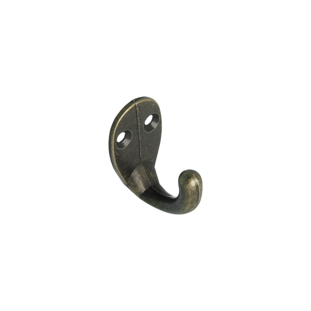 PERCHA SIMPLE BRONCE VIEJO 38X21X29MM
