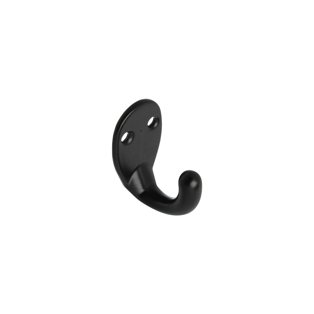 PERCHA SIMPLE NEGRO 38X21X29MM