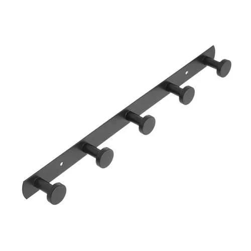 [KAF-WC-216-N] PERCHERO 5 COLGADORES CON BASE NEGRO