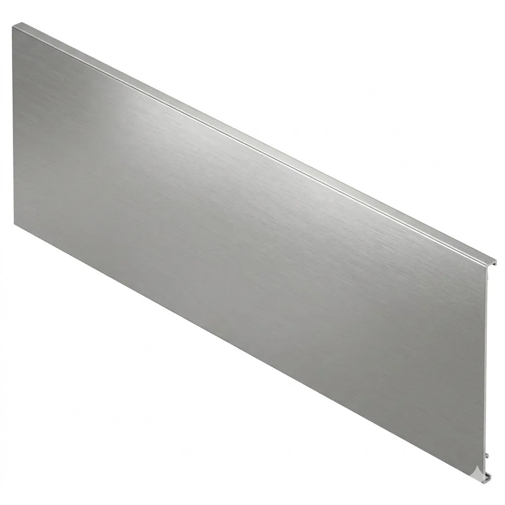[KAF-513.70.929] PERFIL ALTO ALUM. 1200MM MATRIX BOX P FTE CAJON INTERNO PLATA