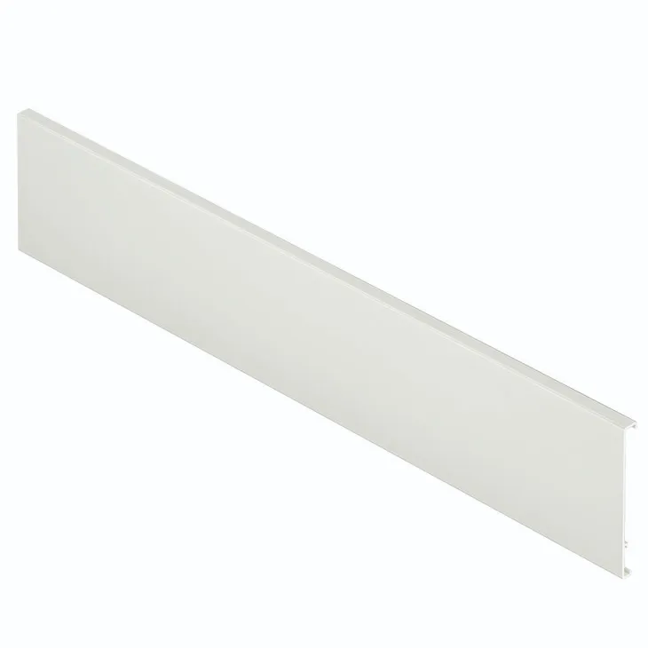 [KAF-513.70.719] PERFIL BAJO ALUM. 1200MM MATRIX BOX P FTE CAJON INTERNO BLANCO