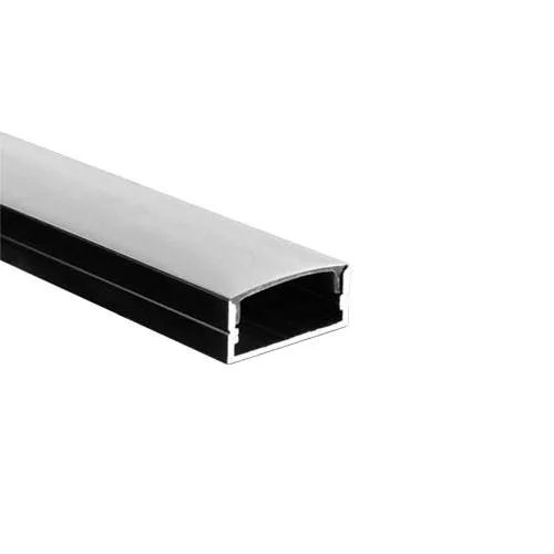 PERFIL LED 9,2X22,6MM X 3M NEGRO ALUMINIO