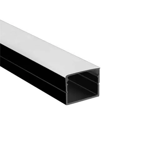 PERFIL PARA LED 13X18,1MM X 3M NEGRO ALUMINIO
