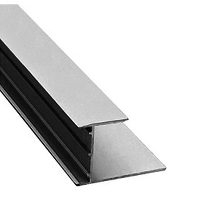 PERFIL TIRADOR "J" X 3MTS NEGRO