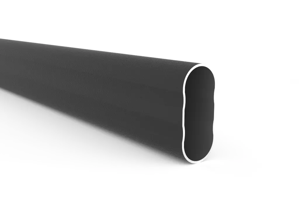 PERFIL TUBULAR NEGRO PARA PLACARD