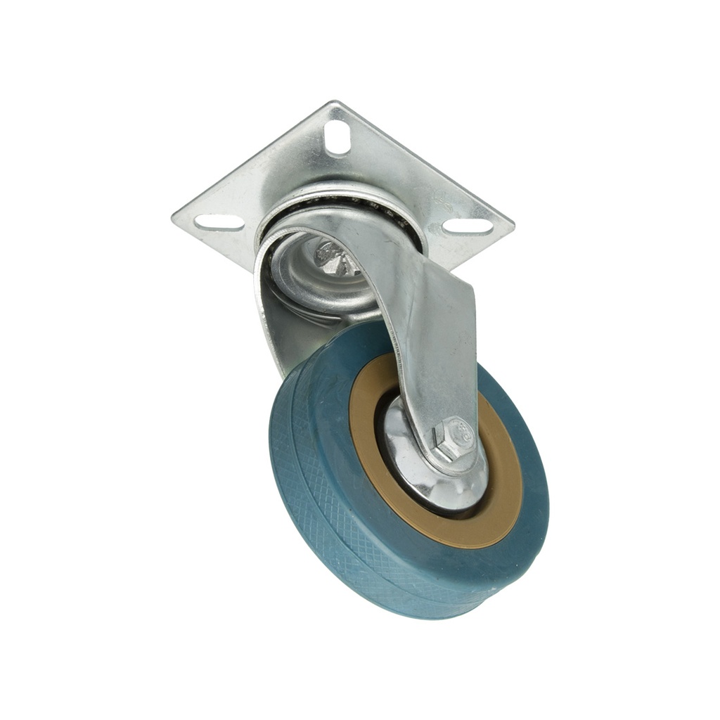 RUEDA GOMA GRIS 75MM