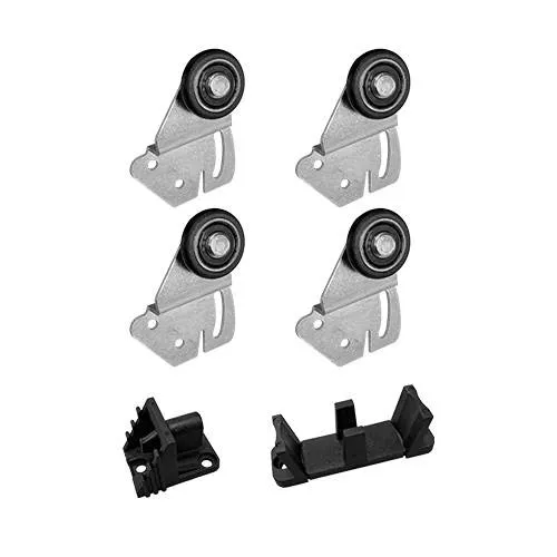 SET DE RUEDAS SIMPLES PUERTA COLGANTE 2 HOJAS