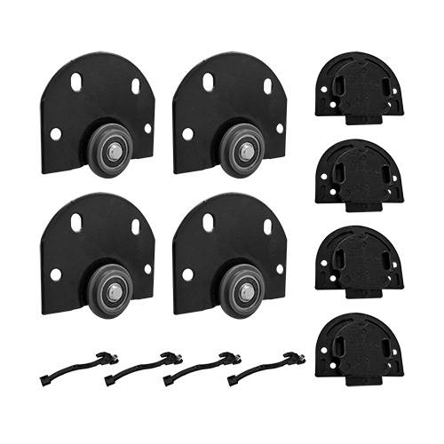 SET RUEDAS P/PUERTA CORR. 2H 15KG