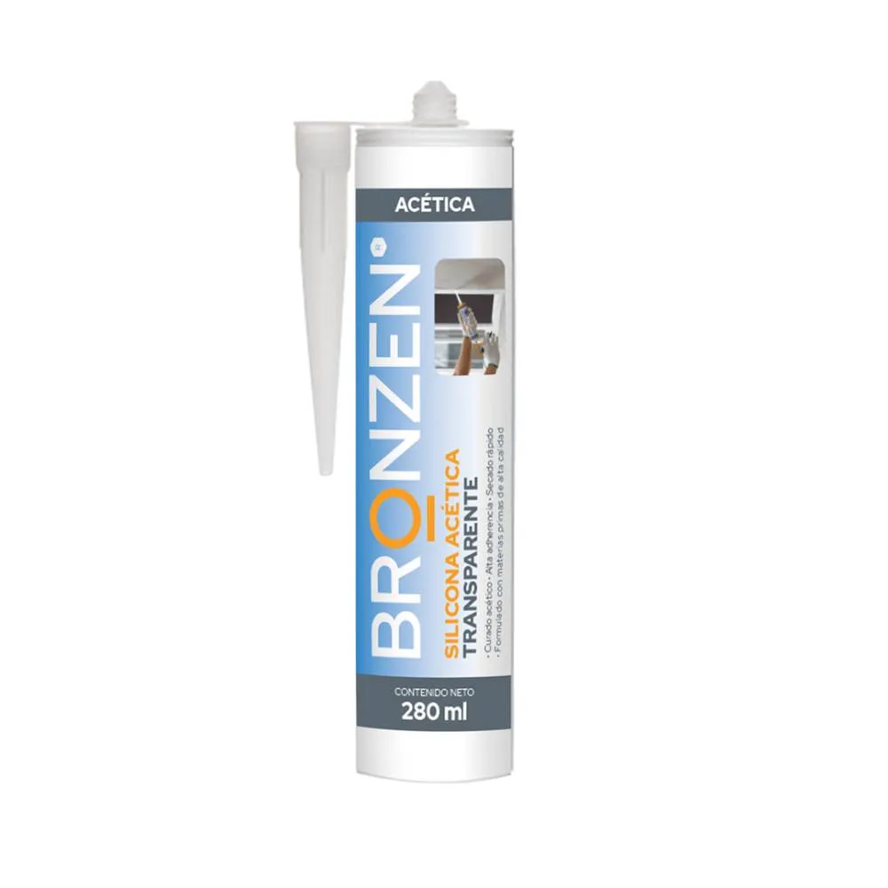 SILICONA ACÉTICA 280 ML TRANSPARENTE