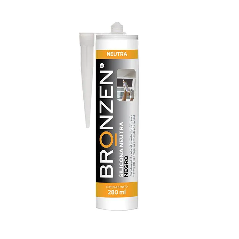 SILICONA NEUTRA 280 ML NEGRO