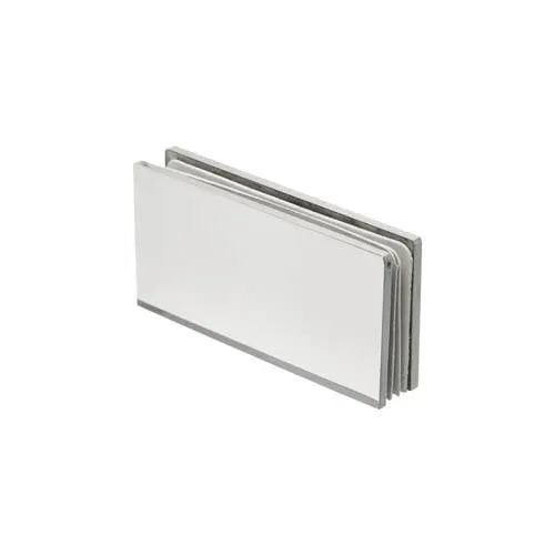 SOPORTE FIJO 180° CROMADO VIDRIO-PARED