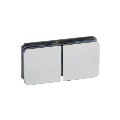 SOPORTE FIJO 180° CROMADO VIDRIO-VIDRIO