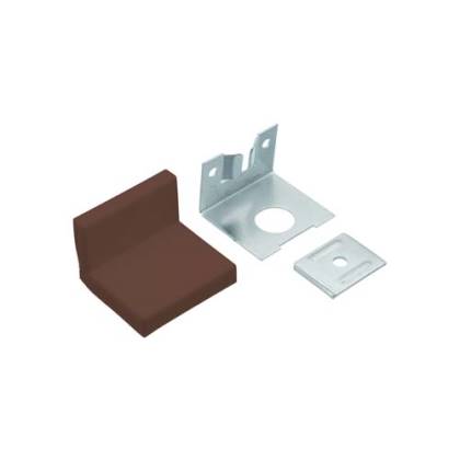 [KAF-F-10-M] SOPORTE PARA ALACENA "L"  MARRON CON TAPA
