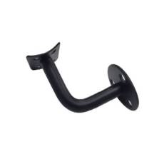 SOPORTE PASAMANO ACERO INOXIDABLE NEGRO CURVO APLICAR