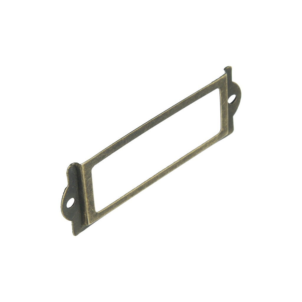 TARJETERO  BRONCE VIEJO 31X83MM