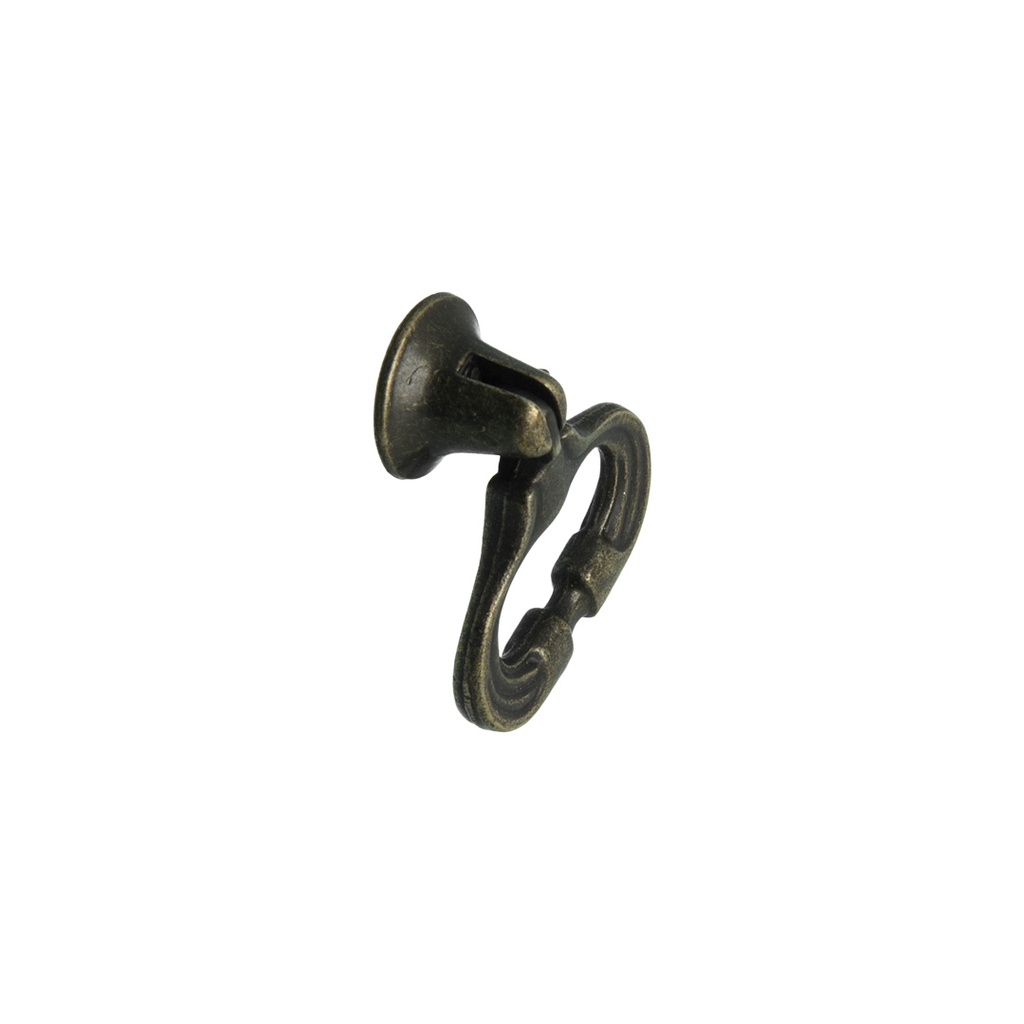 TIRADOR ARGOLLA OVAL VOLCABLE CON BASE 20X37MM