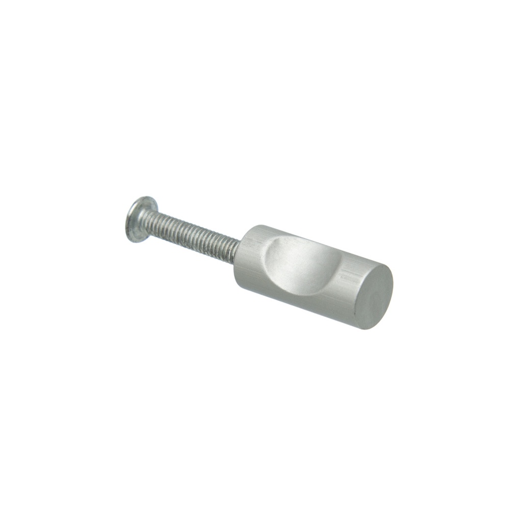 TIRADOR CILINDRO CROMO MATE 10X22MM