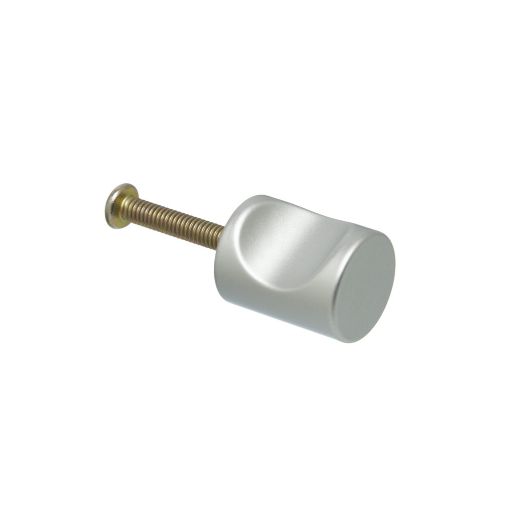 TIRADOR CILINDRO CROMO MATE 16X25MM