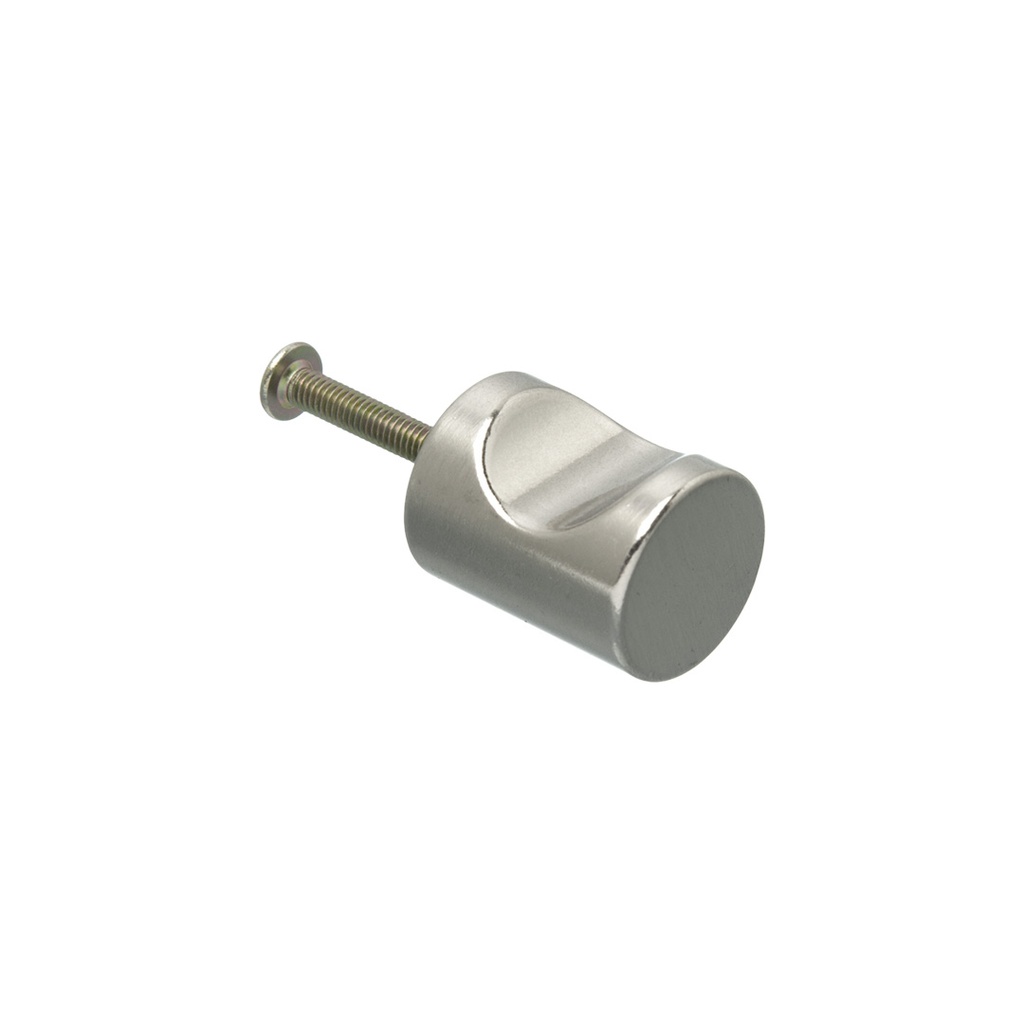 TIRADOR CILINDRO CROMO MATE 20X25MM