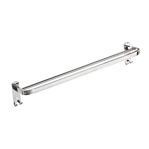 [KAF-WC-108] TOALLERO BARRAL PLANO DOBLE CON GANCHO 600X125MM
