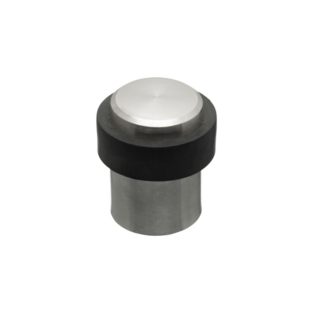TOPE DE PUERTA CILINDRICO 32X46MM ACERO INOXIDABLE