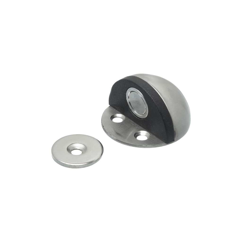 TOPE RETEN MAGNETICO DE PUERTA MEDIA ESFERA SATINADO