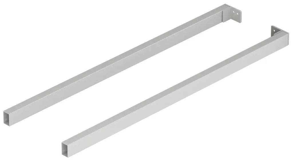 [KAF-513.71.904] VARILLA LONG. RECTANGULAR MATRIX BOX P 450MM PLATA MET.