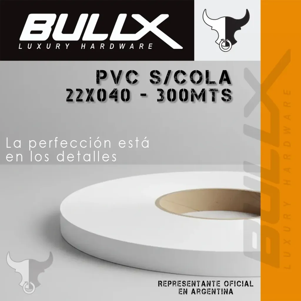 BLANCO PVC/COLA 22X040 BULLX