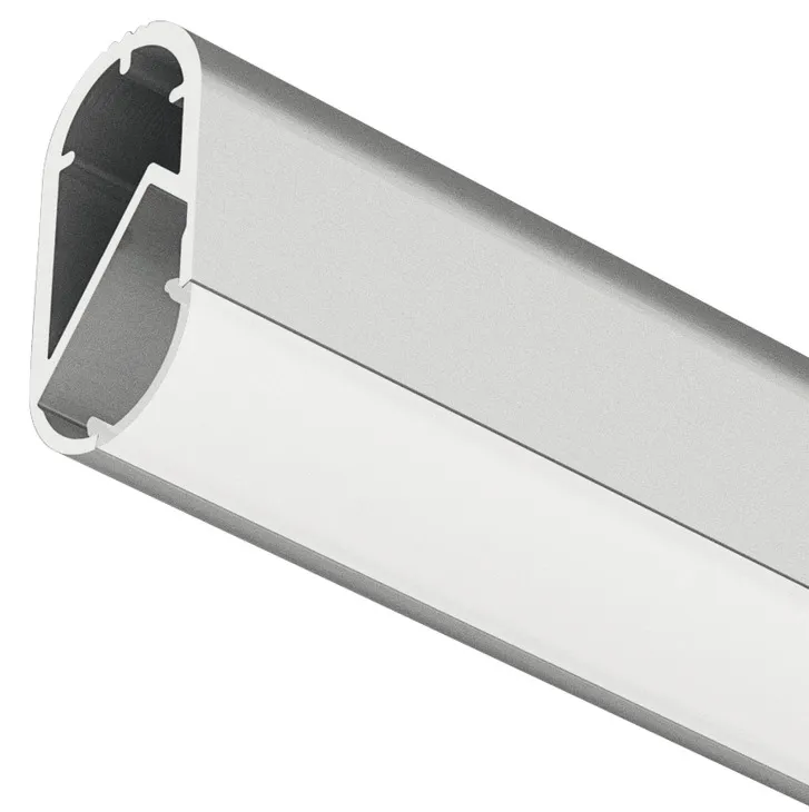 BARRAL P/PLACARD ALUMINIO ANODIZADO 2.5MTS